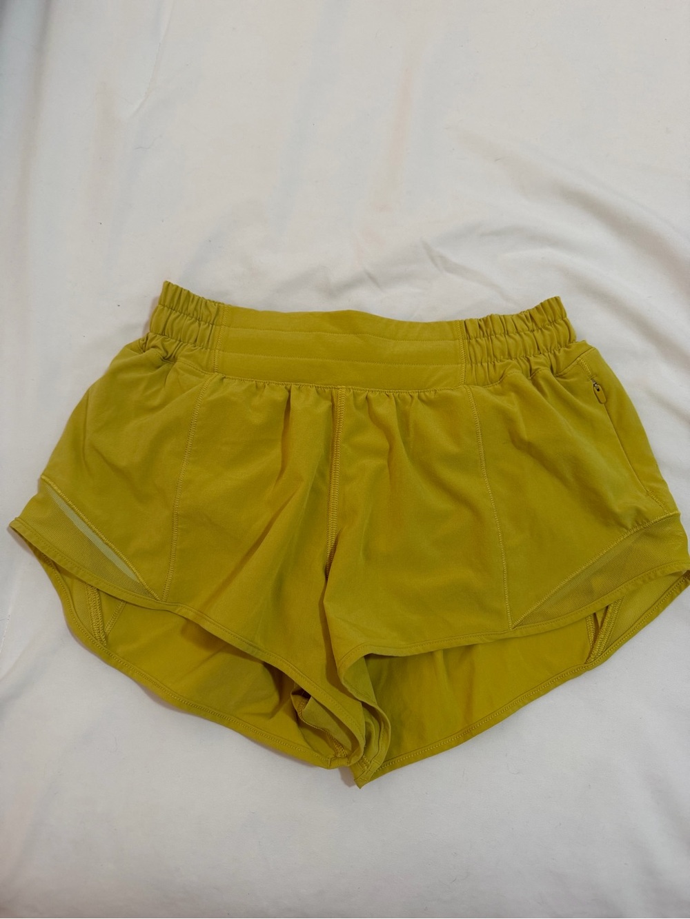 lululemon athletica Yellow Athletic Shorts